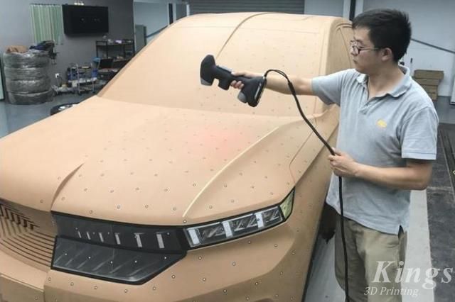 做油泥模型太難，金石三維3D打印制作汽車(chē)模型僅需15天！