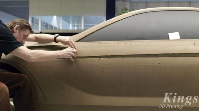 做油泥模型太難，金石三維3D打印制作汽車(chē)模型僅需15天！